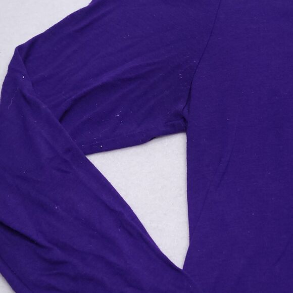Nike Dri-Fit Athletic Pullover Long Sleeve Shirt Mens Size Extra Small XS Purple - Picture 4 of 9